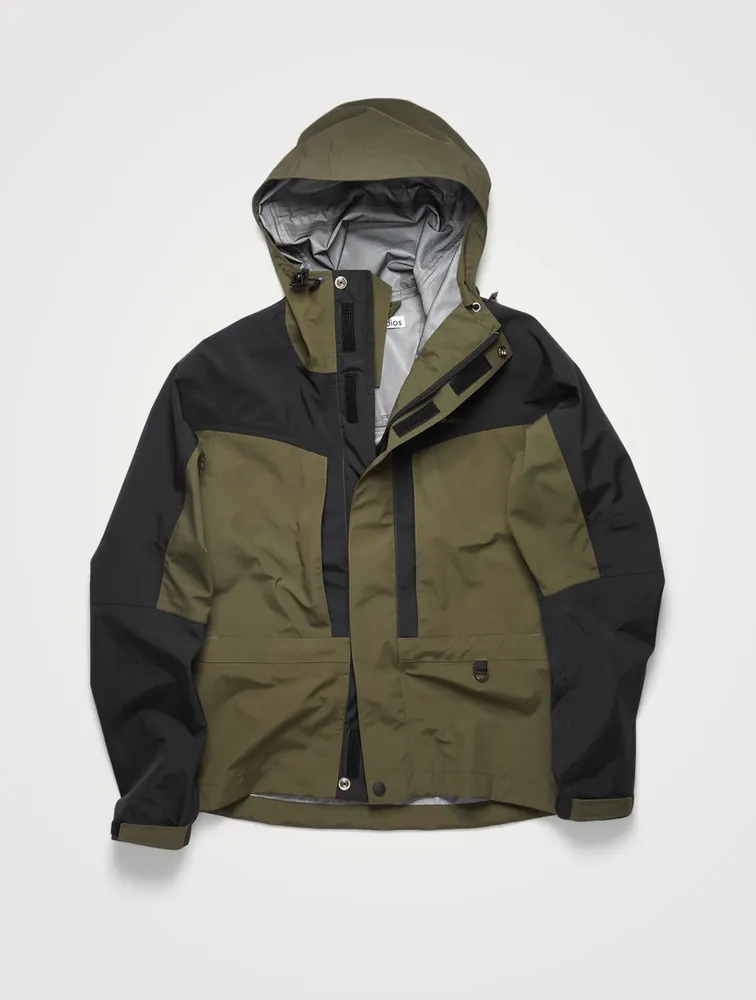 Nylon Hooded Jacket