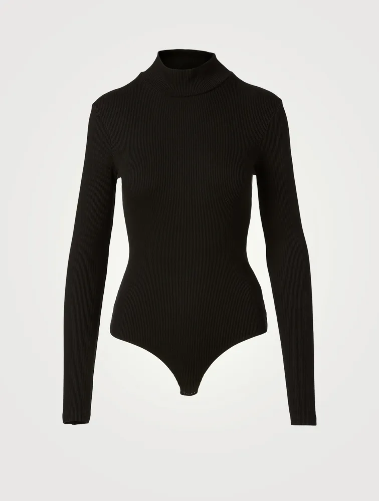 Turtleneck Long-Sleeve Bodysuit