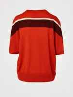 Next Wool Short-Sleeve Sweater
