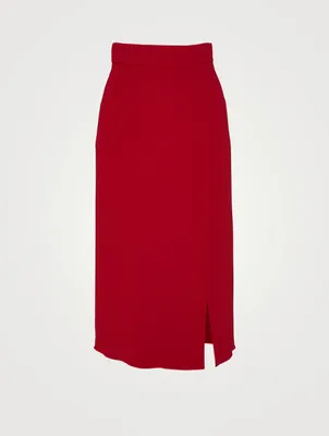 Cady Midi Skirt With Side Slit