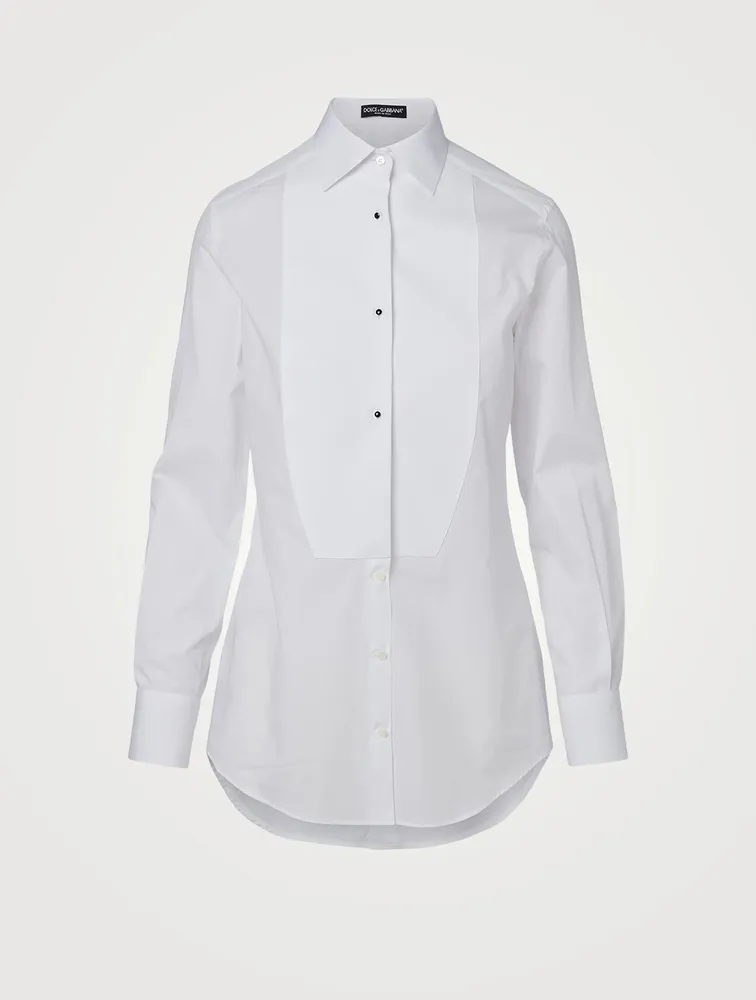 Poplin Tuxedo Shirt