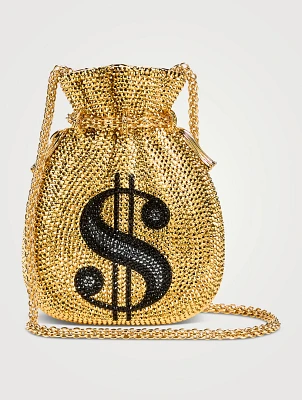 Money Bags Pouch Crystal Clutch