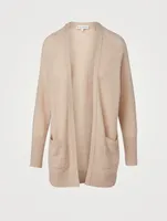 Cashmere Open Cardigan