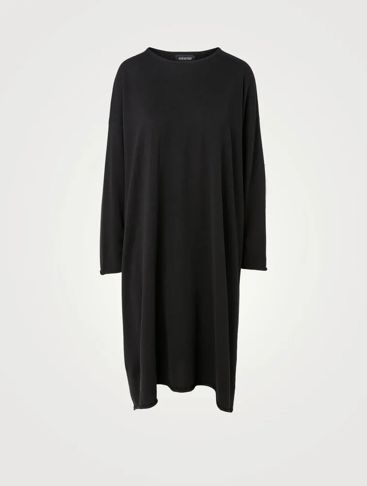 Silk And Cashmere A-Line Dress