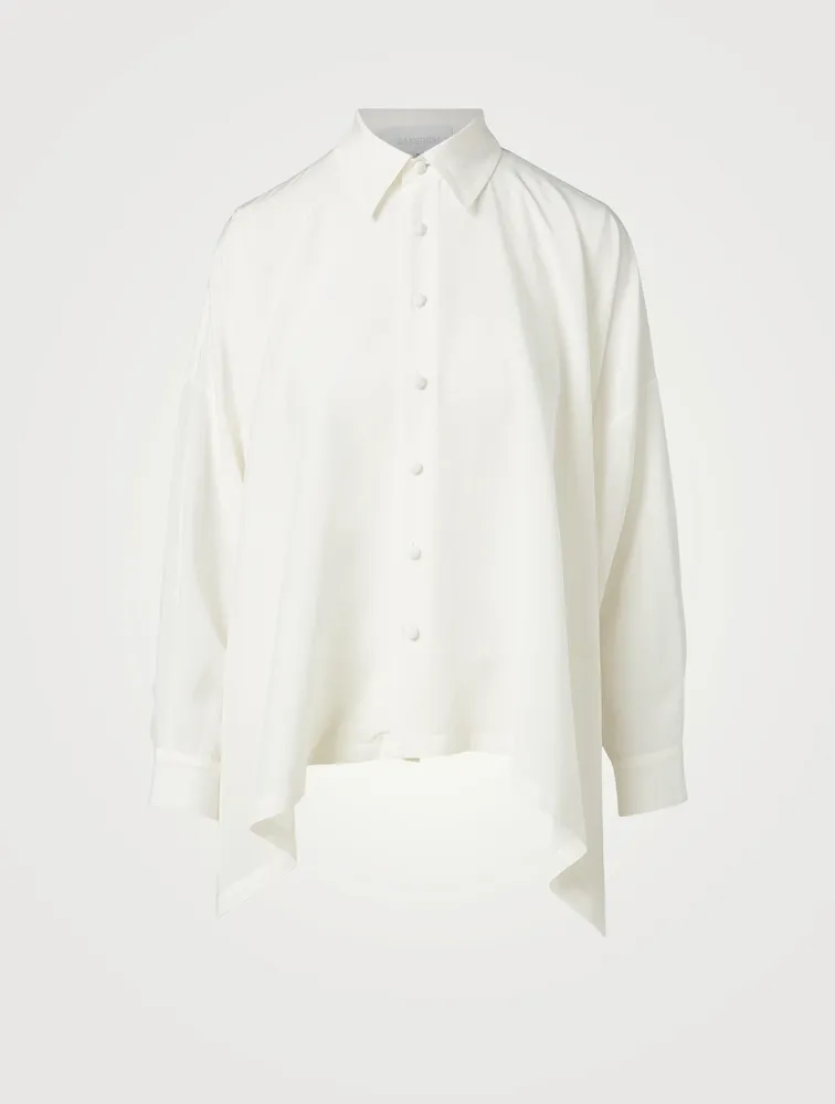 Silk A-Line Shirt