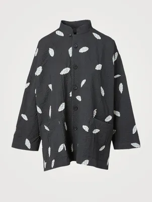Shibori Cotton Long Jacket