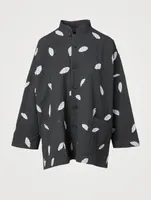 Shibori Cotton Long Jacket