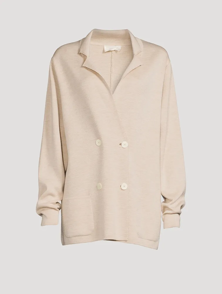 Chopok Wool And Silk Oversized Blazer
