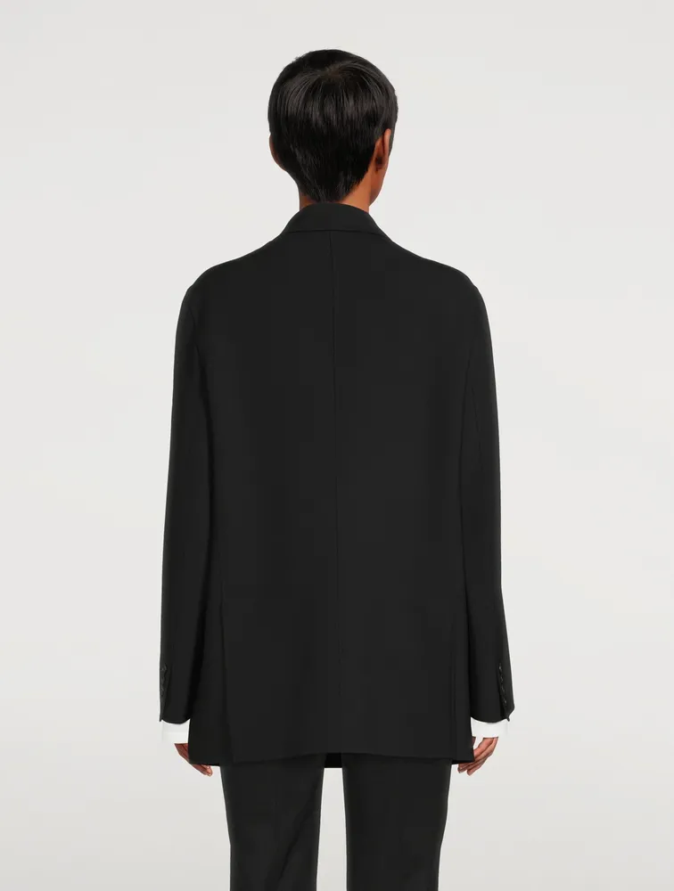 Tristan Wool Double-Breasted Blazer