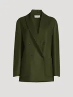 Sai Cashmere Double-Breasted Blazer