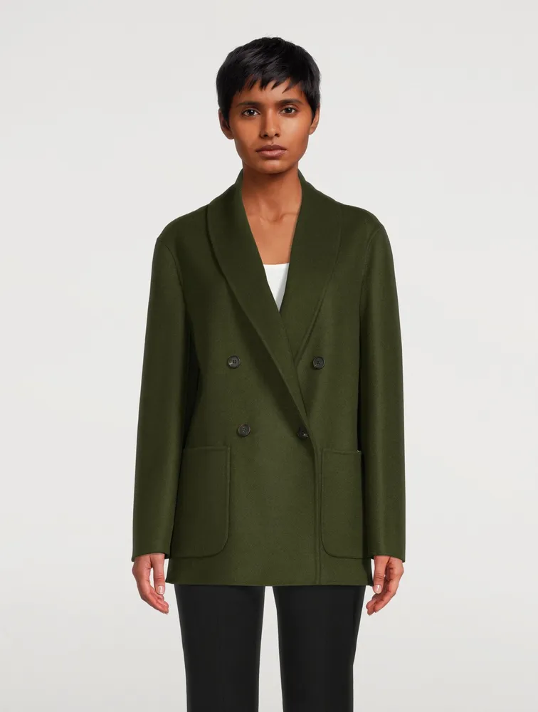 Sai Cashmere Double-Breasted Blazer