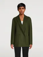 Sai Cashmere Double-Breasted Blazer