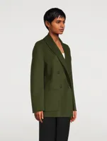 Sai Cashmere Double-Breasted Blazer