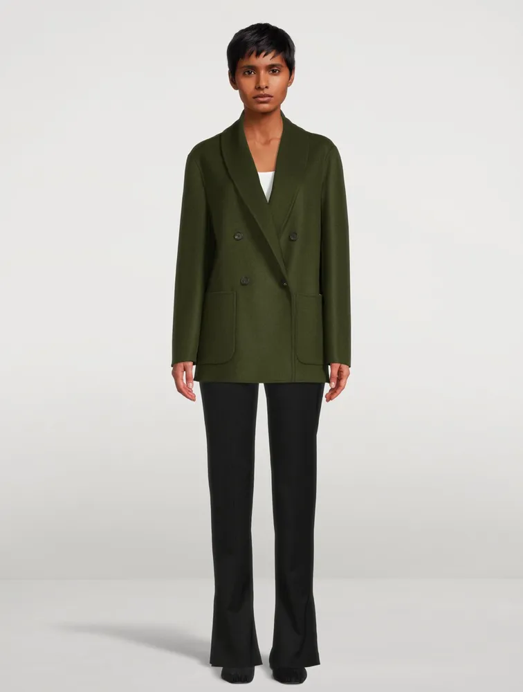 Sai Cashmere Double-Breasted Blazer