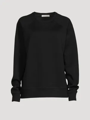 Cashmere-Blend Crewneck Sweater