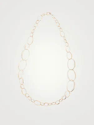 18K Rose Gold Chain Necklace