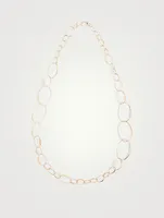 18K Rose Gold Chain Necklace