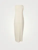 Sleeveless Long Dress With Monogram