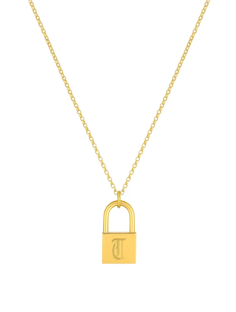 Love Letter 14K Gold Filled T Necklace
