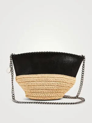 Falabella Raffia Crossbody Bag