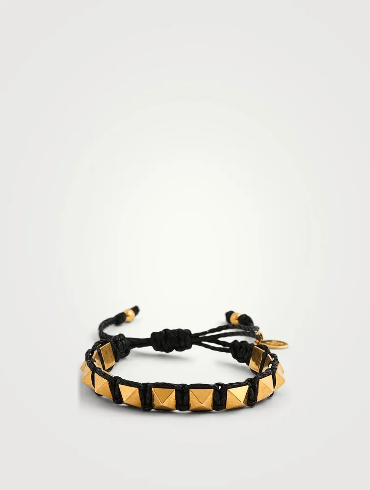 Rockstud Macramé Bracelet