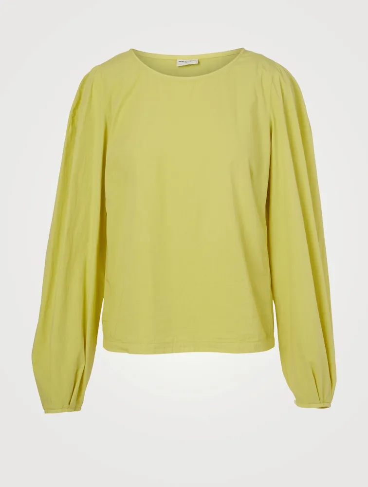 Caples Cotton-Blend Blouse
