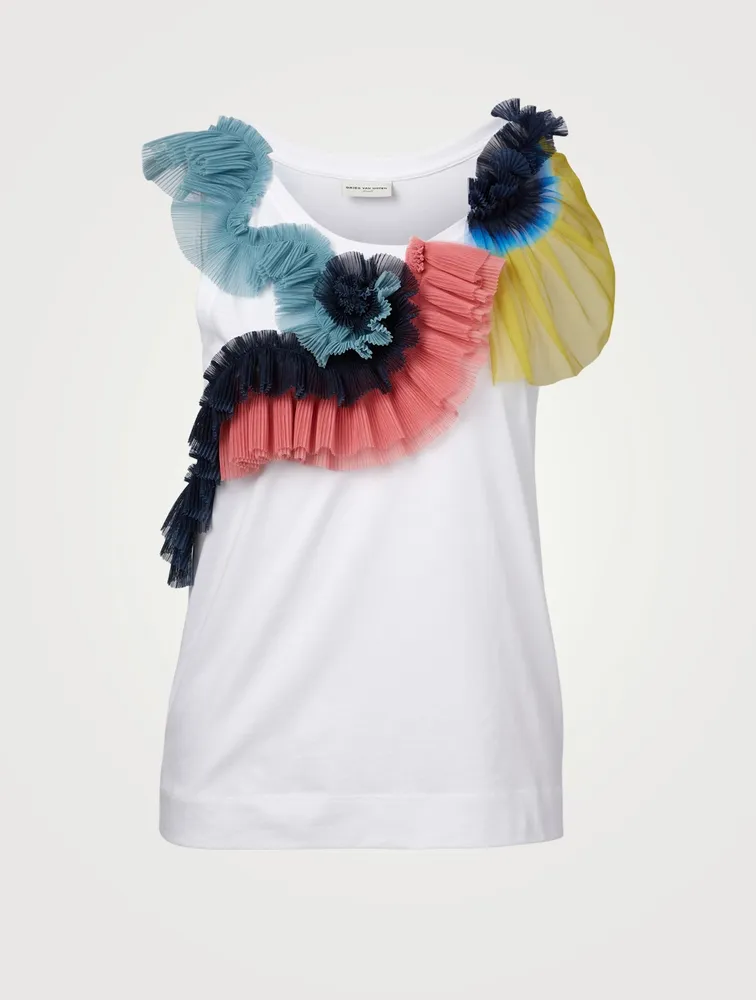 Havil Ruffled Tank Top