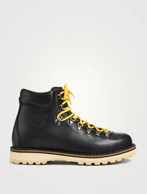 Roccia Vet Leather Lace-Up Ankle Boots