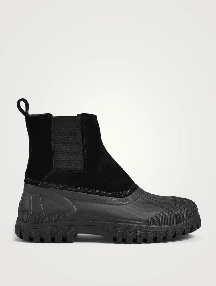 Balbi Suede And Rubber Ankle Boots