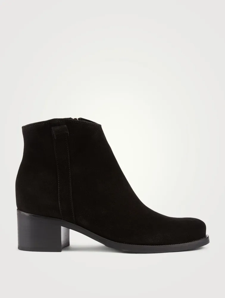 Presley Suede Heeled Ankle Boots