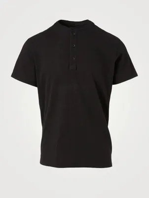Classic Cotton Henley T-Shirt