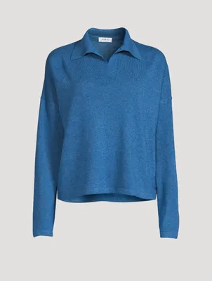 Cashmere Polo Sweater