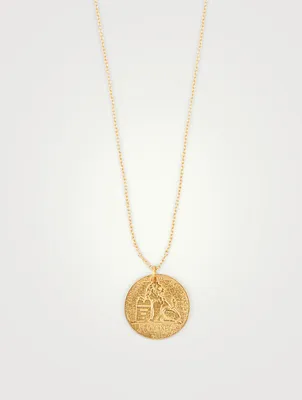 Majesty 14K Gold Filled Coin Necklace