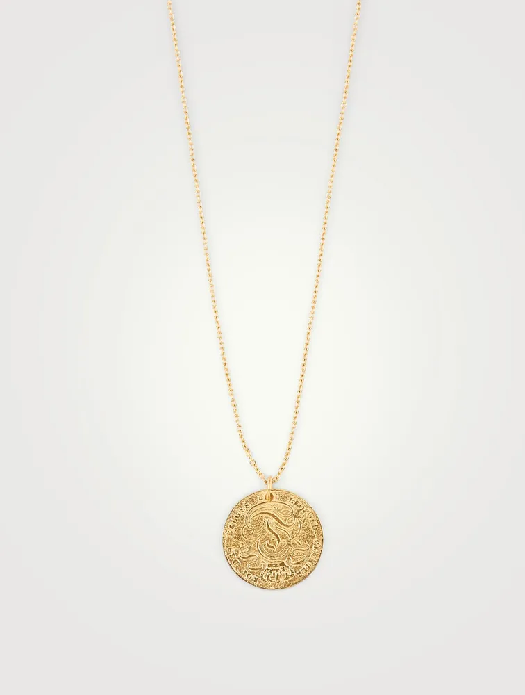 Majesty 14K Gold Filled Coin Necklace