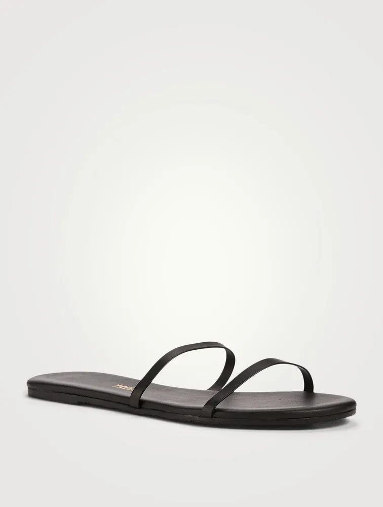 Gemma Leather Slide Sandals