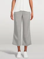 Cashmere Piqué Knit Pants