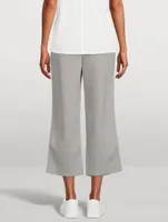 Cashmere Piqué Knit Pants