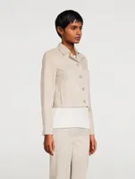 Suede Short Jacket