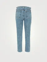 Nina High-Waisted Cigarette Ankle Jeans