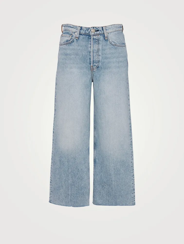 Maya High-Waisted Wide Ankle Jeans