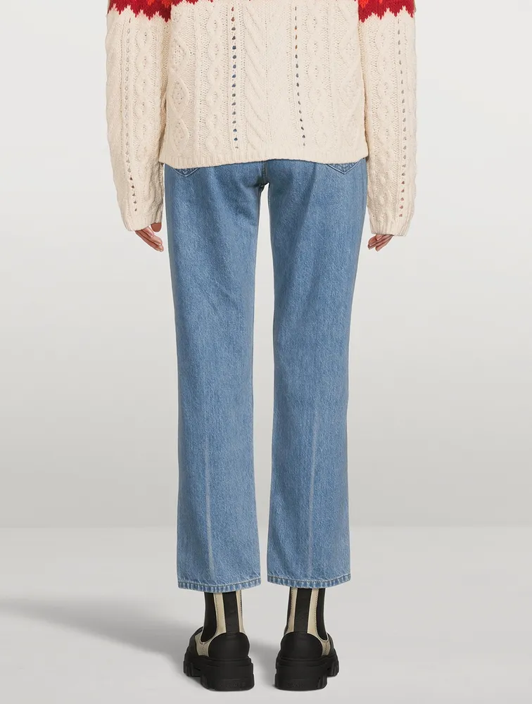 Le Italien Straight-Leg Jeans