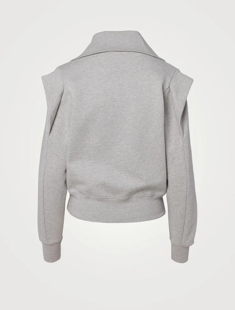 Sporty Zip Sweatshirt
