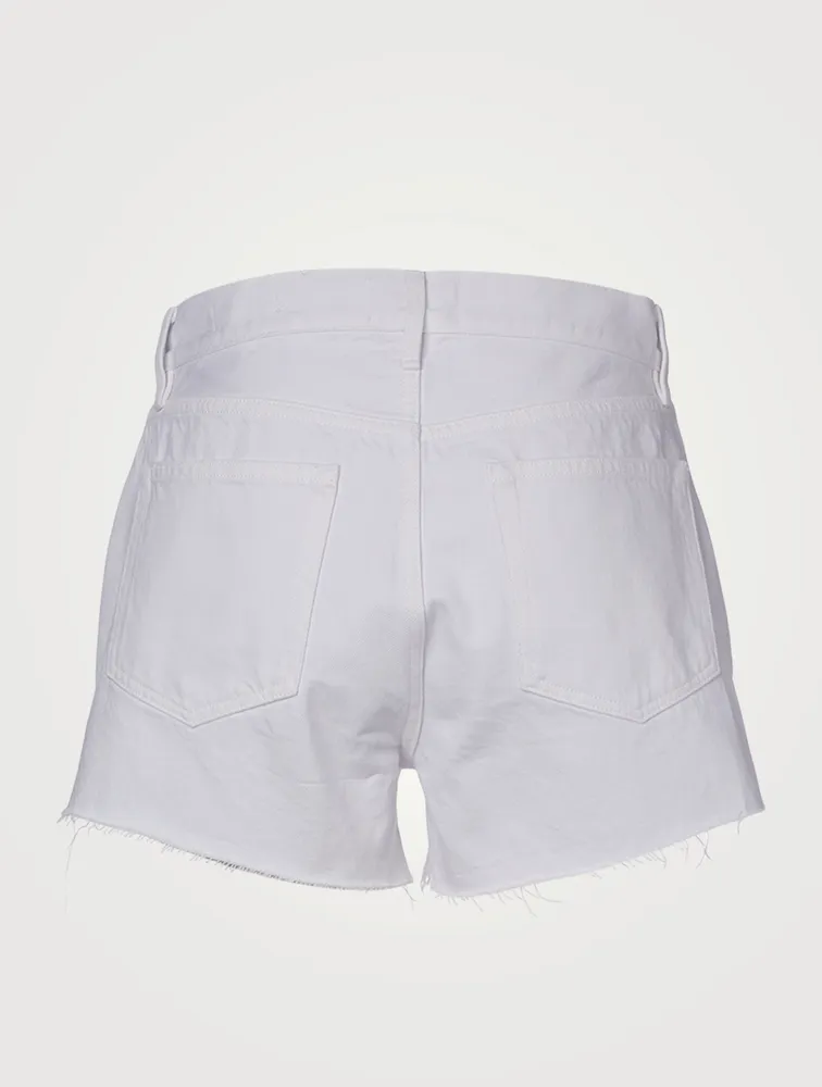 Le Brigette Raw Edge Denim Shorts