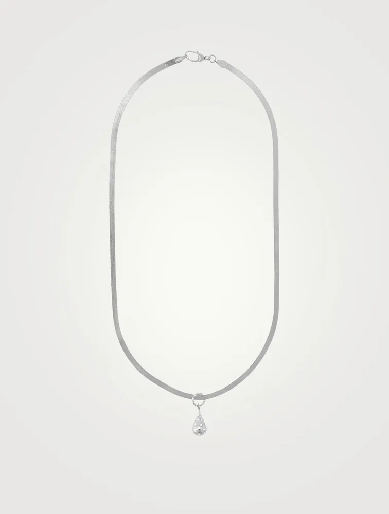 Flow Necklace With Crystals