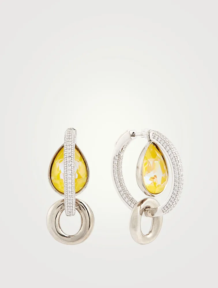 Niteo Hoop Earrings With Crystals