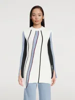 Asymmetric Ribbed Knit Top