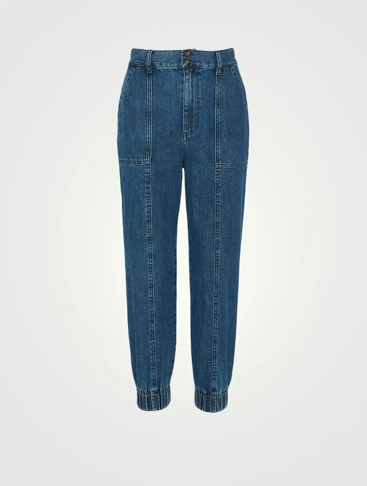 Nico High-Waisted Utility Jogger Jeans