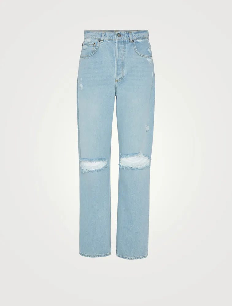 Ziggy High-Waisted Straight-Leg Jeans