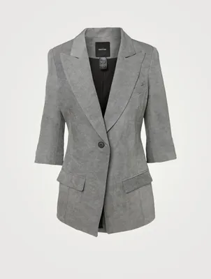 Three-Quarter Sleeve Blazer
