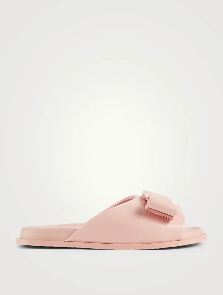 Viva Leather Slide Sandals